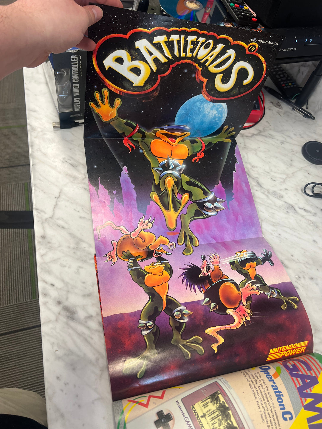 Used Nintendo Power #22 with Poster NP52925