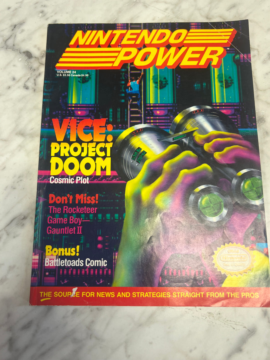 Used Nintendo Power Volume 24 with Poster NP52925