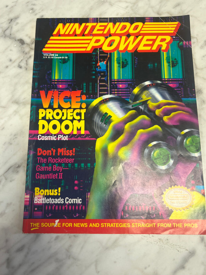 Used Nintendo Power Volume 24 with Poster NP52925