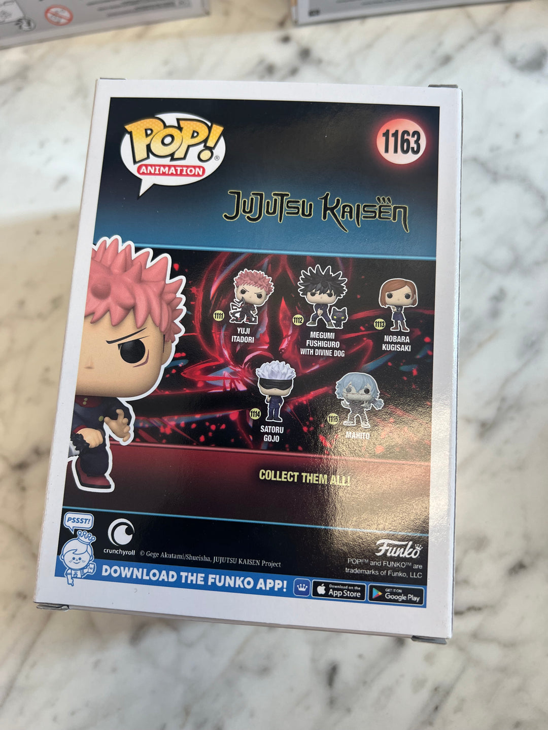 Funko Pop! Animation YUJI ITADORI w/ Slaughter Demon #1163 from JuJuTsu Kaisen  FN81324