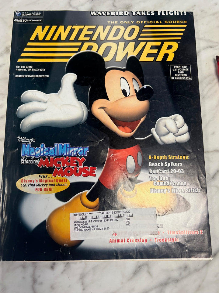 Nintendo Power Volume 159 Magical Mirror Starring Mickey Mouse NO POSTER NP82025