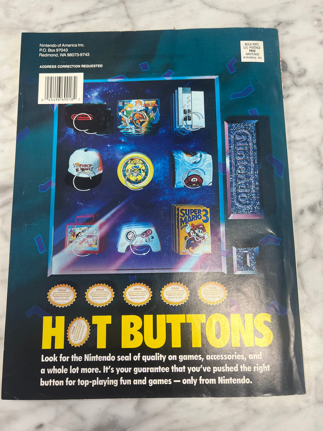 Used Nintendo Power Volume 24 with Poster NP52925