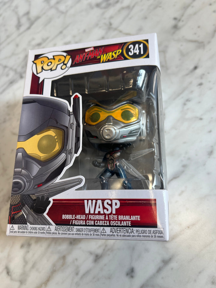 Funko POP! Marvel Ant-Man and the Wasp Wasp #341 Vinyl Figure With Helmet FN81324