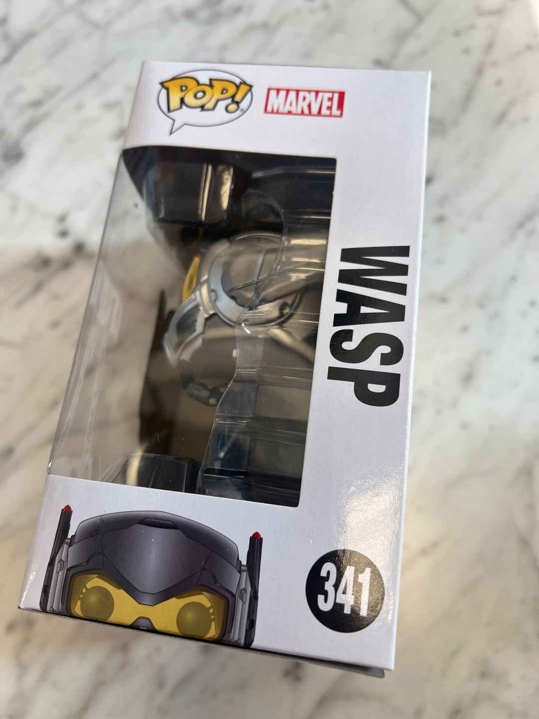 Funko POP! Marvel Ant-Man and the Wasp Wasp #341 Vinyl Figure With Helmet FN81324