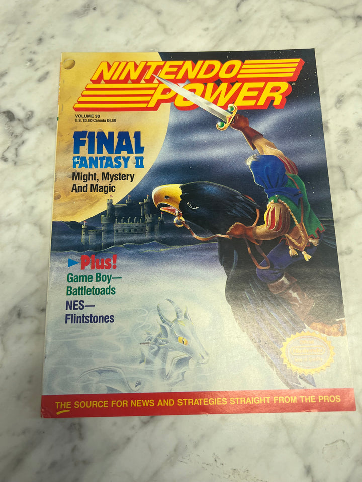 Used Nintendo Power Volume 30 with Poster NP52925