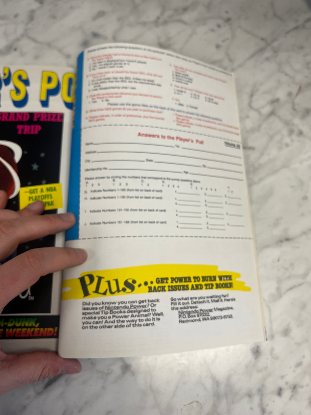 Used Nintendo Power Volume 30 with Poster NP52925
