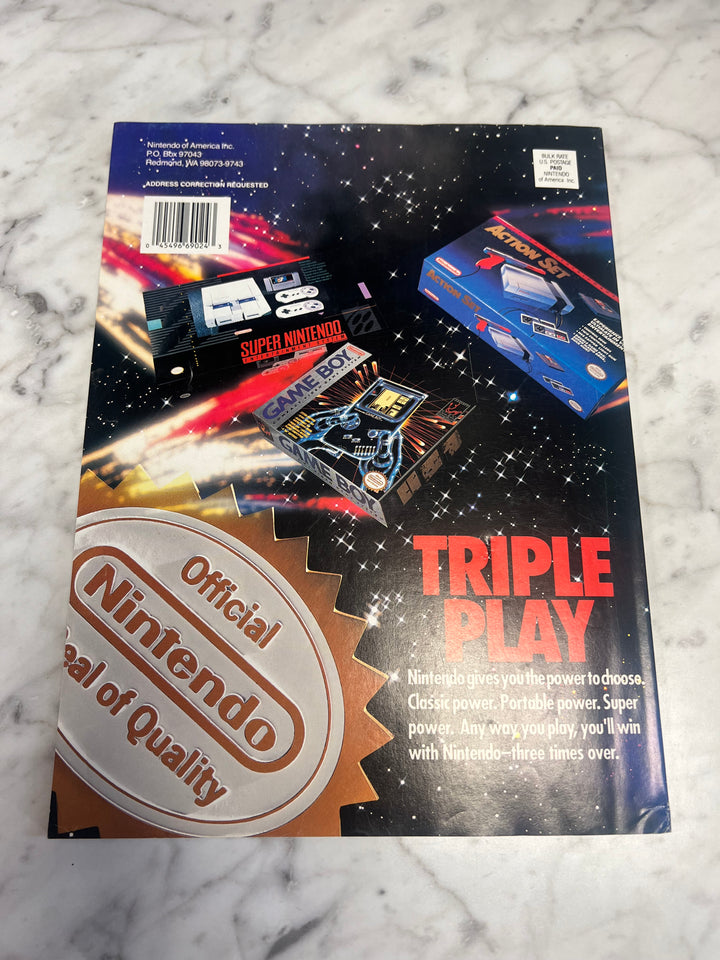 Used Nintendo Power Volume 30 with Poster NP52925