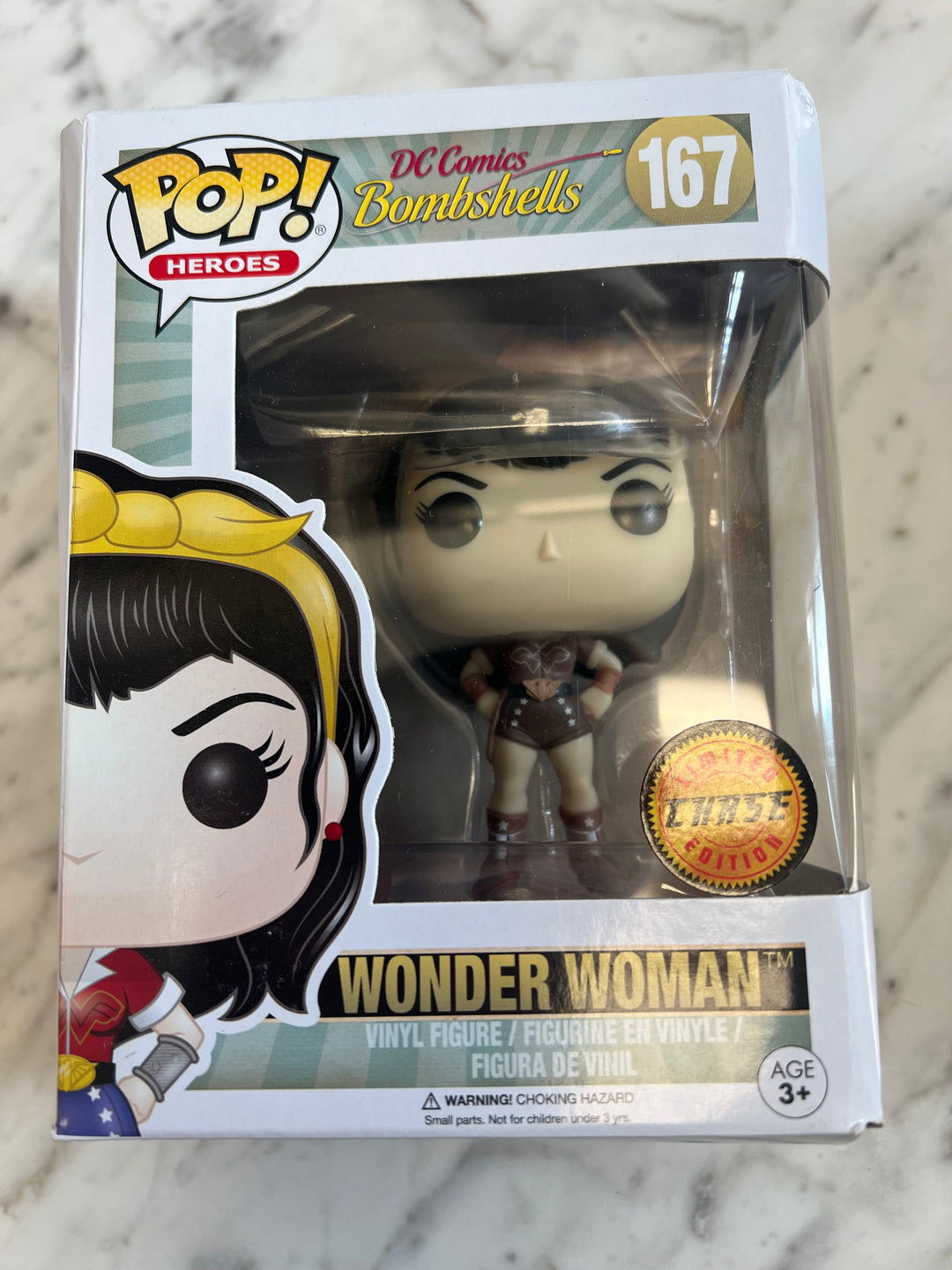 Funko Pop! DC Comics Bombshells Wonder Woman #167 DAMAGED BOX FN81324