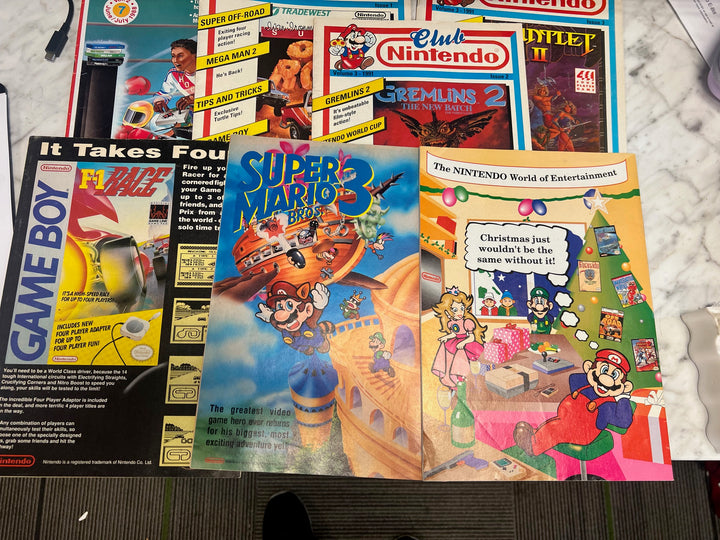 Lot of Nintendo Fan Club News (Vol 2) and Club Nintendo (Vol 2 #6 Vol 3 #1-5) NP82025