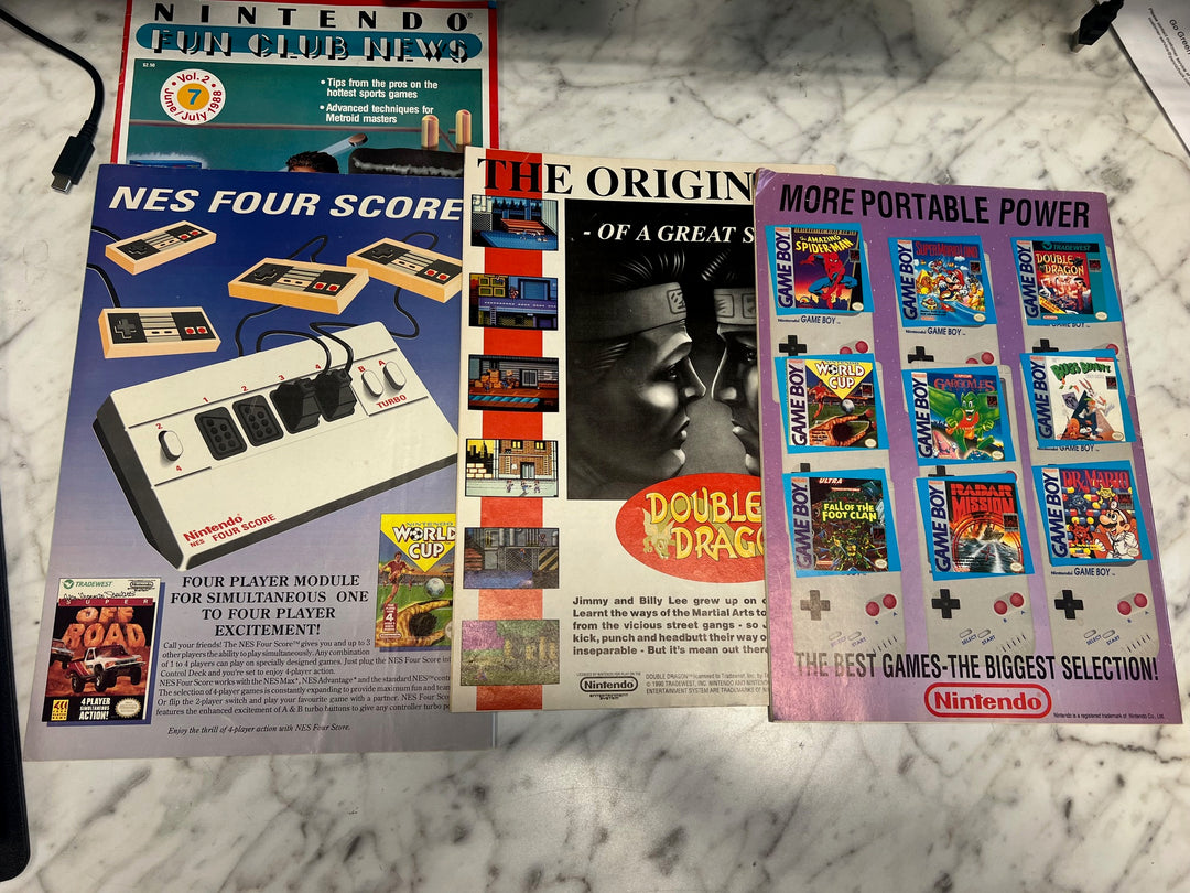 Lot of Nintendo Fan Club News (Vol 2) and Club Nintendo (Vol 2 #6 Vol 3 #1-5) NP82025