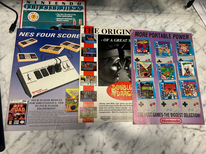 Lot of Nintendo Fan Club News (Vol 2) and Club Nintendo (Vol 2 #6 Vol 3 #1-5) NP82025