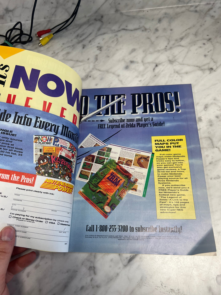 Used Nintendo Power Volume 39 with Poster NP52925