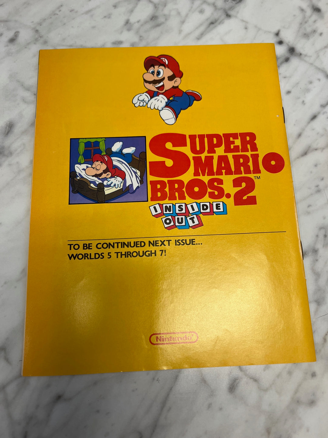 Super Mario Bros 2 Part 1 - Inside Out Tip Book Nintendo Power Magazine 1989 NP82025