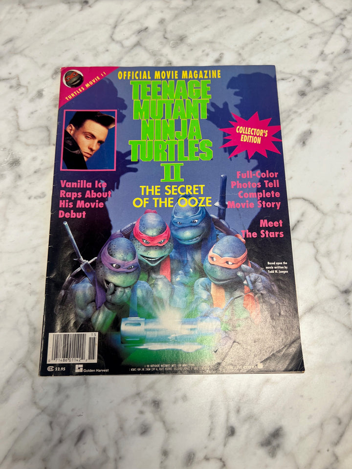 Teenage Mutant Ninja Turtles II: Secret Of The Ooze Official Movie Magazine 1991 NP82025