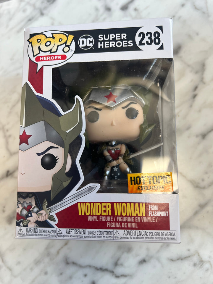 Funko Pop DC Super Heroes - Wonder Woman from Flashpoint 238 Hot Topic Exclusive FN81324