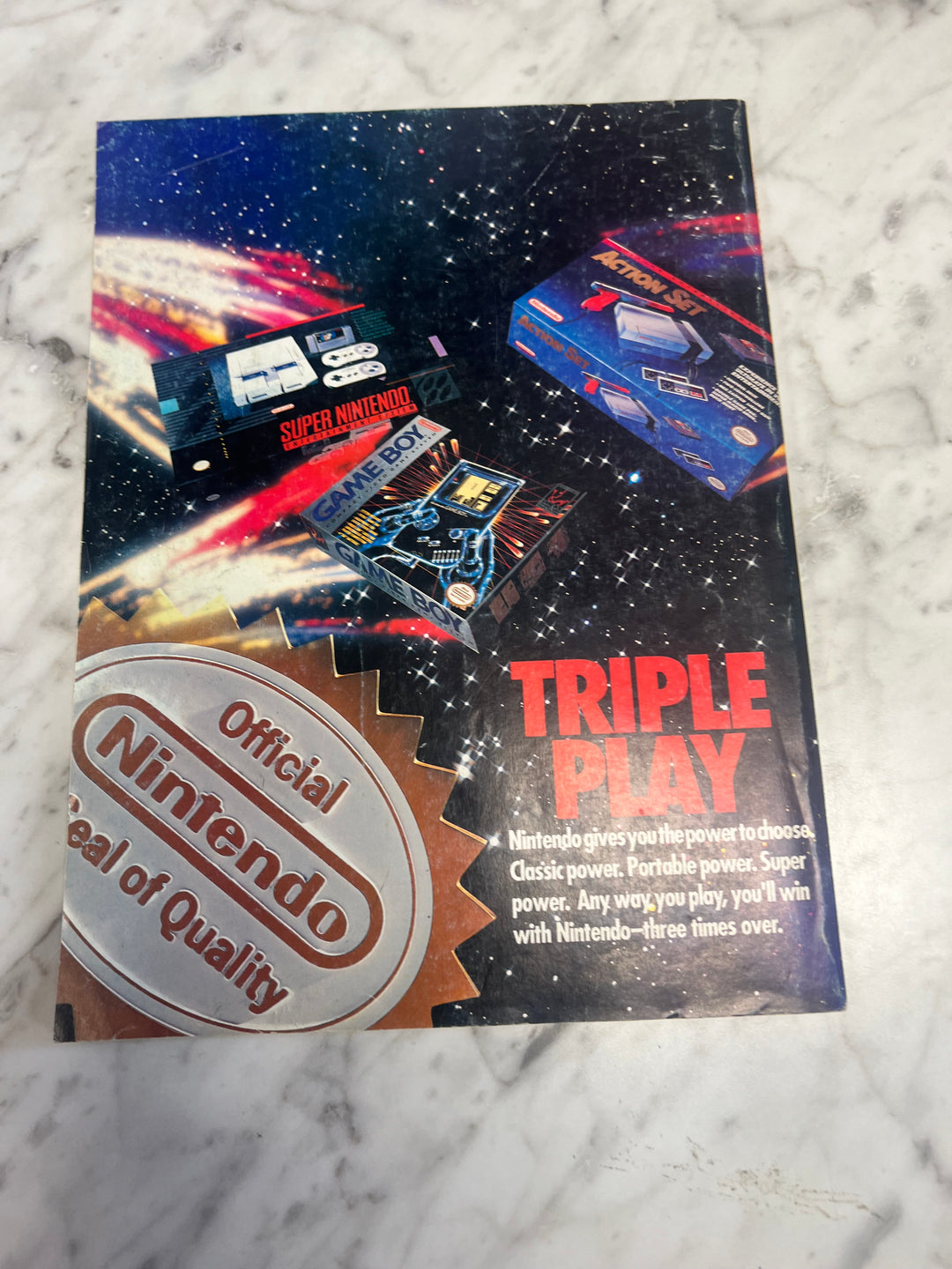 Used Nintendo Power Volume 37 with Poster NP52925