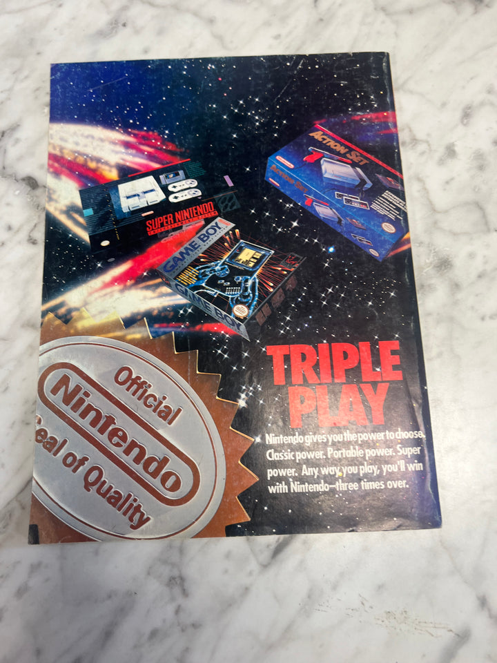 Used Nintendo Power Volume 37 with Poster NP52925