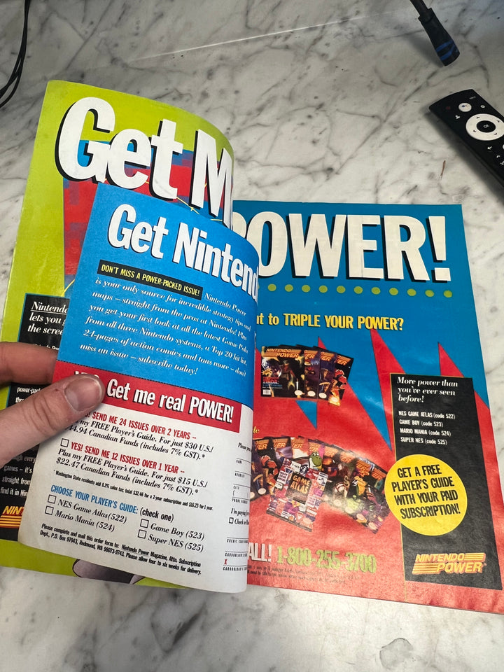 Used Nintendo Power Volume 38 with Poster NP52925