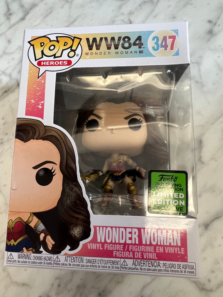 Funko Pop! WW84 Wonder Woman #347 2021 Spring Convention Exclusive FN81324