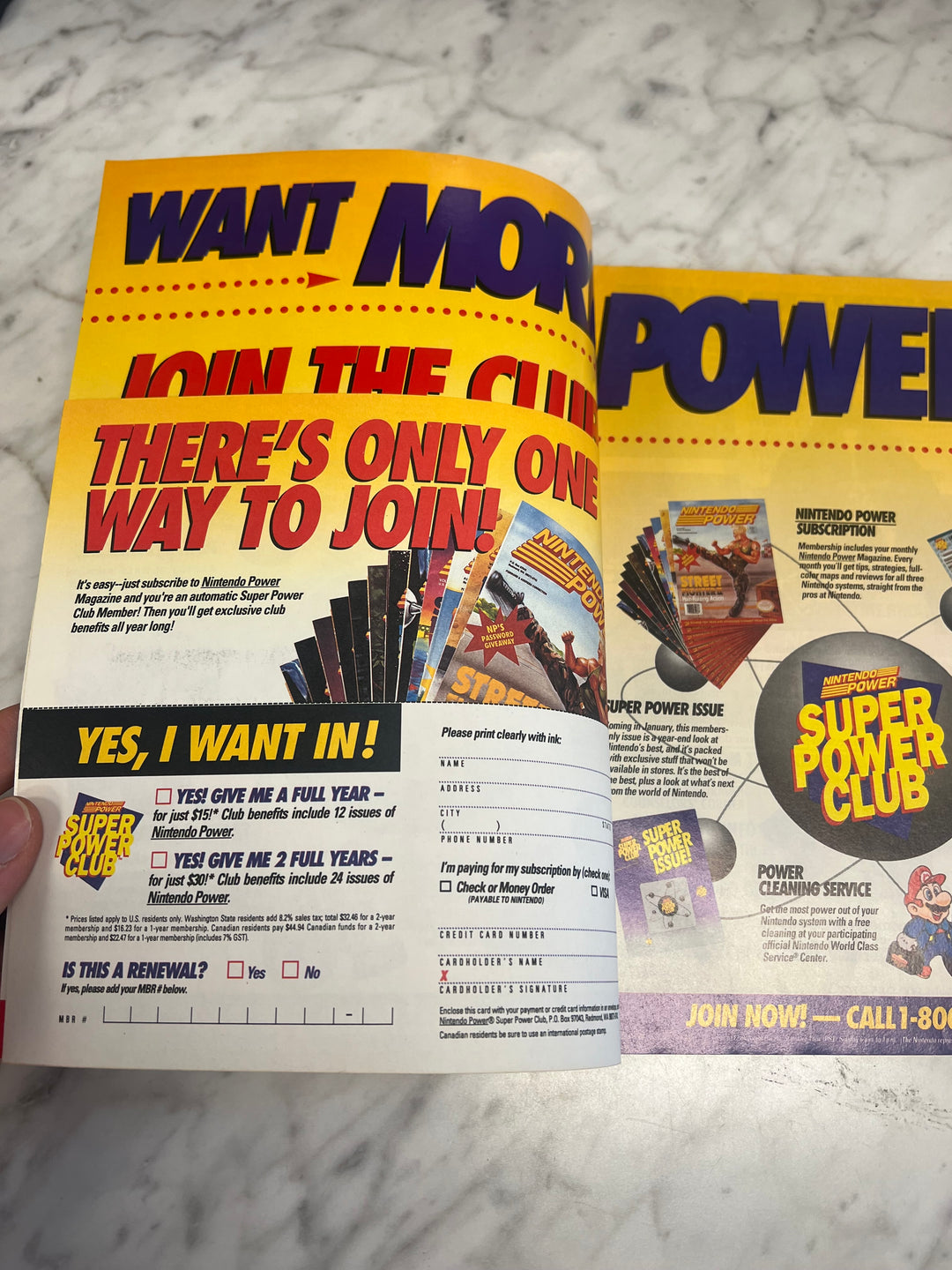 Used Nintendo Power Volume 45 with Poster NP52925