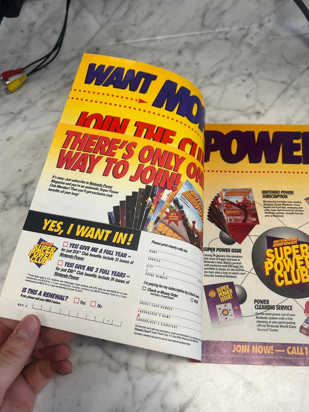 Used Nintendo Power Volume 46 with Poster NP52925