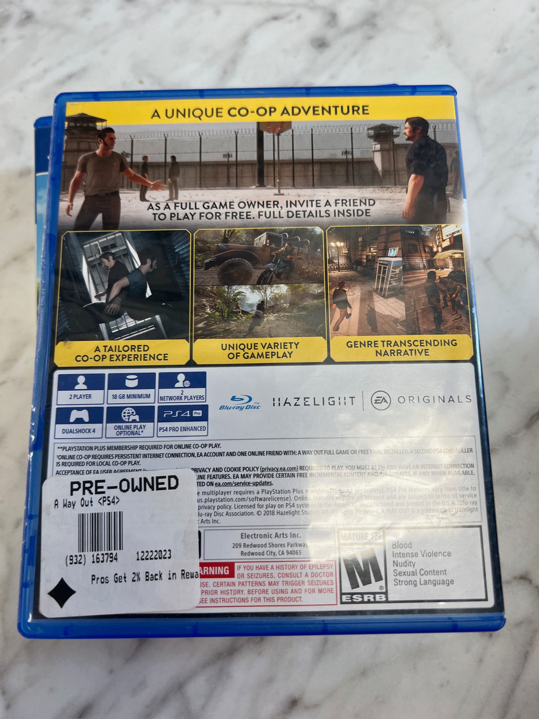 A Way Out - PS4 U21125