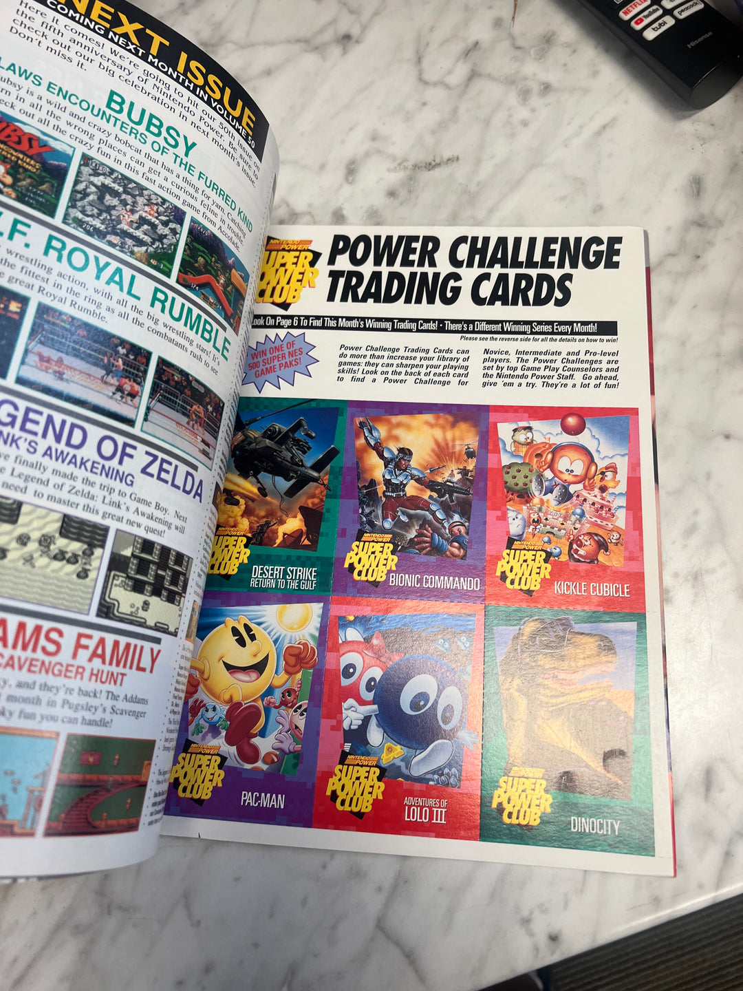 Used Nintendo Power Volume 49 with Poster NP52925