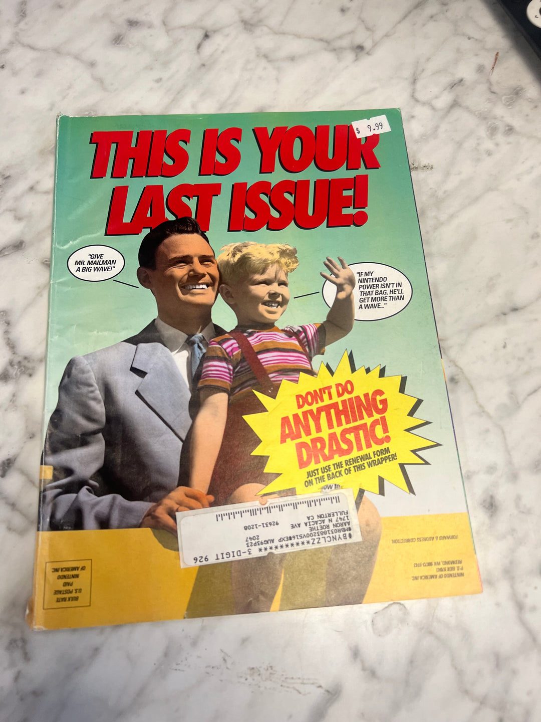 Used Nintendo Power Volume 51 with Poster NP52925