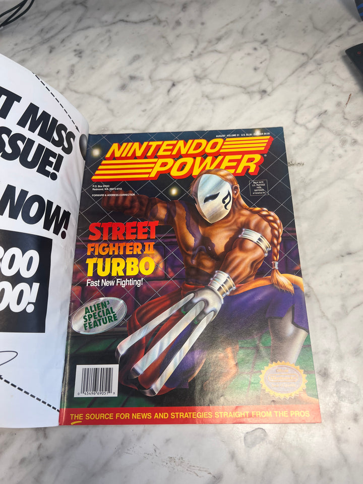 Used Nintendo Power Volume 51 with Poster NP52925