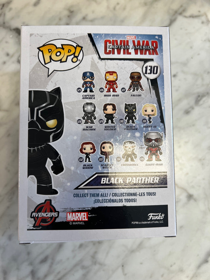 Funko Pop! #130 Black Panther - Marvel Captain America Civil War  FP11624