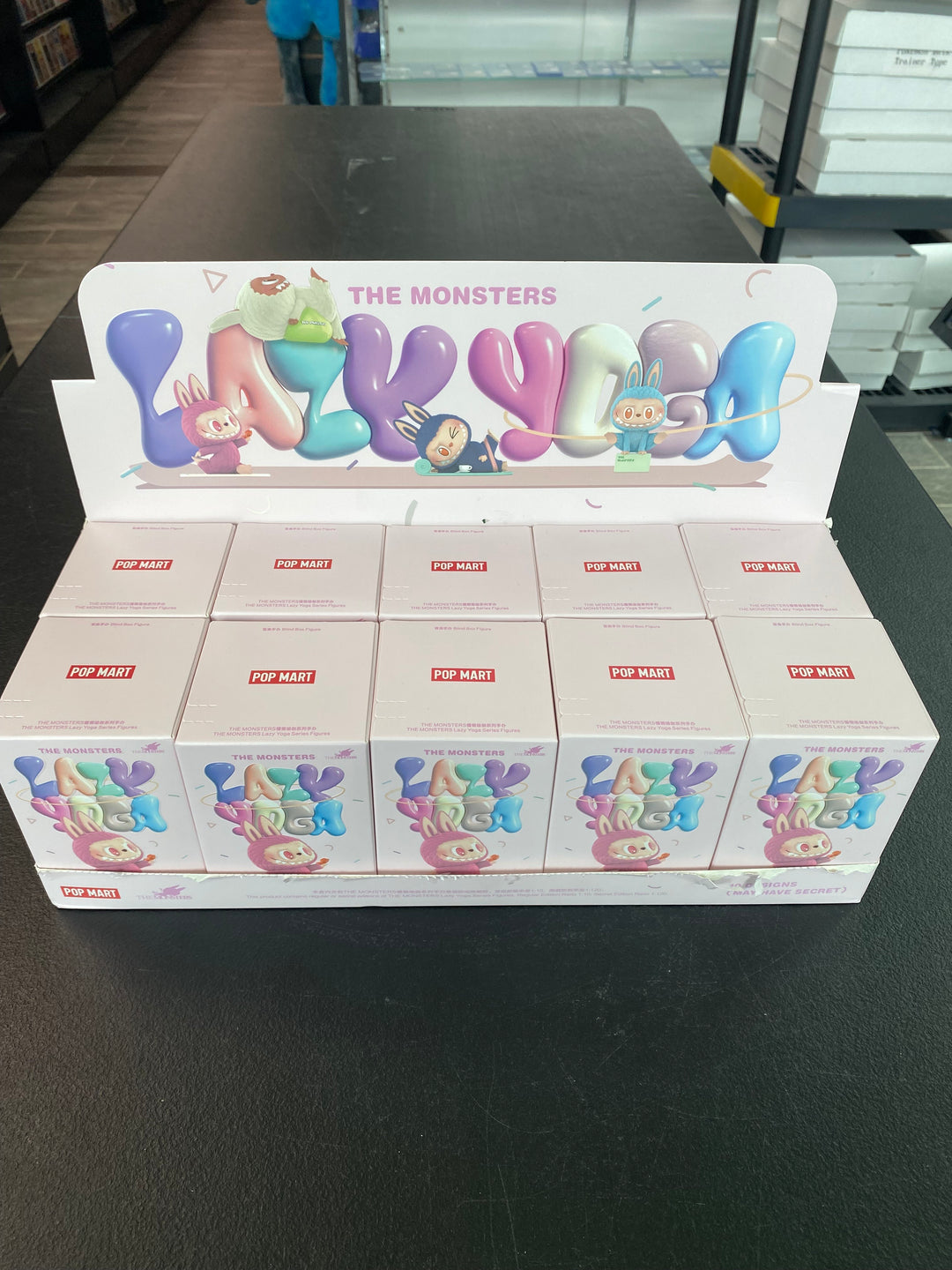Pop Mart  THE MONSTERS Labubu  - Lazy Yoga (1) Blind Box Authentic MD7425