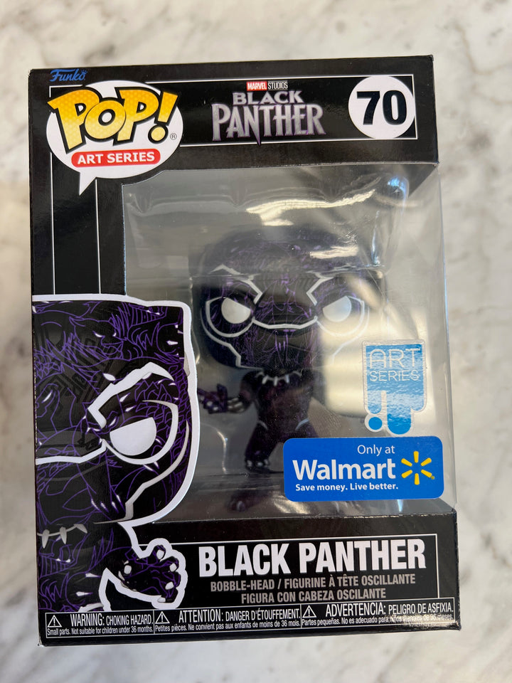 Black Panther Funko Pop! Art Series #70 Walmart Exclusive     FP11624