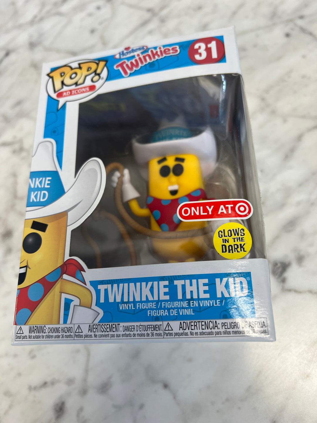 Funko Pop! Twinkie The Kid #31 Limited Edition Glow Target Exclusive  FN81324