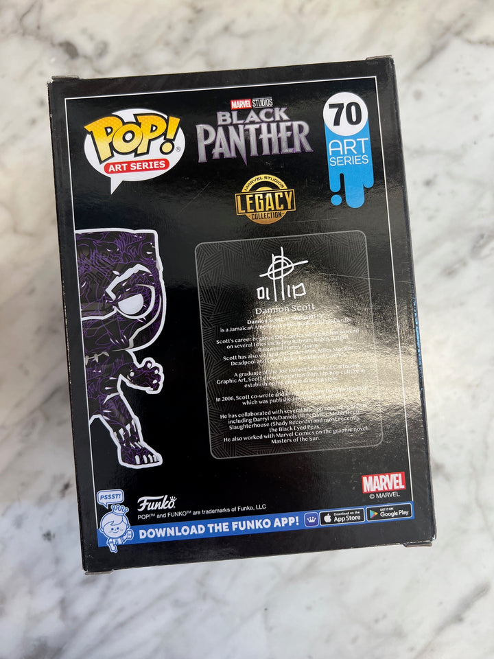 Black Panther Funko Pop! Art Series #70 Walmart Exclusive     FP11624