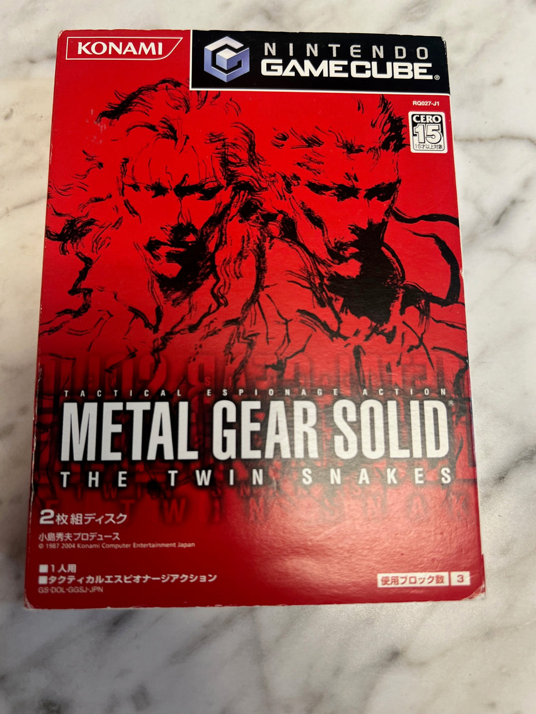 Metal Gear Solid The Twin Snakes JAPANESE GAMECUBE   IMP82025