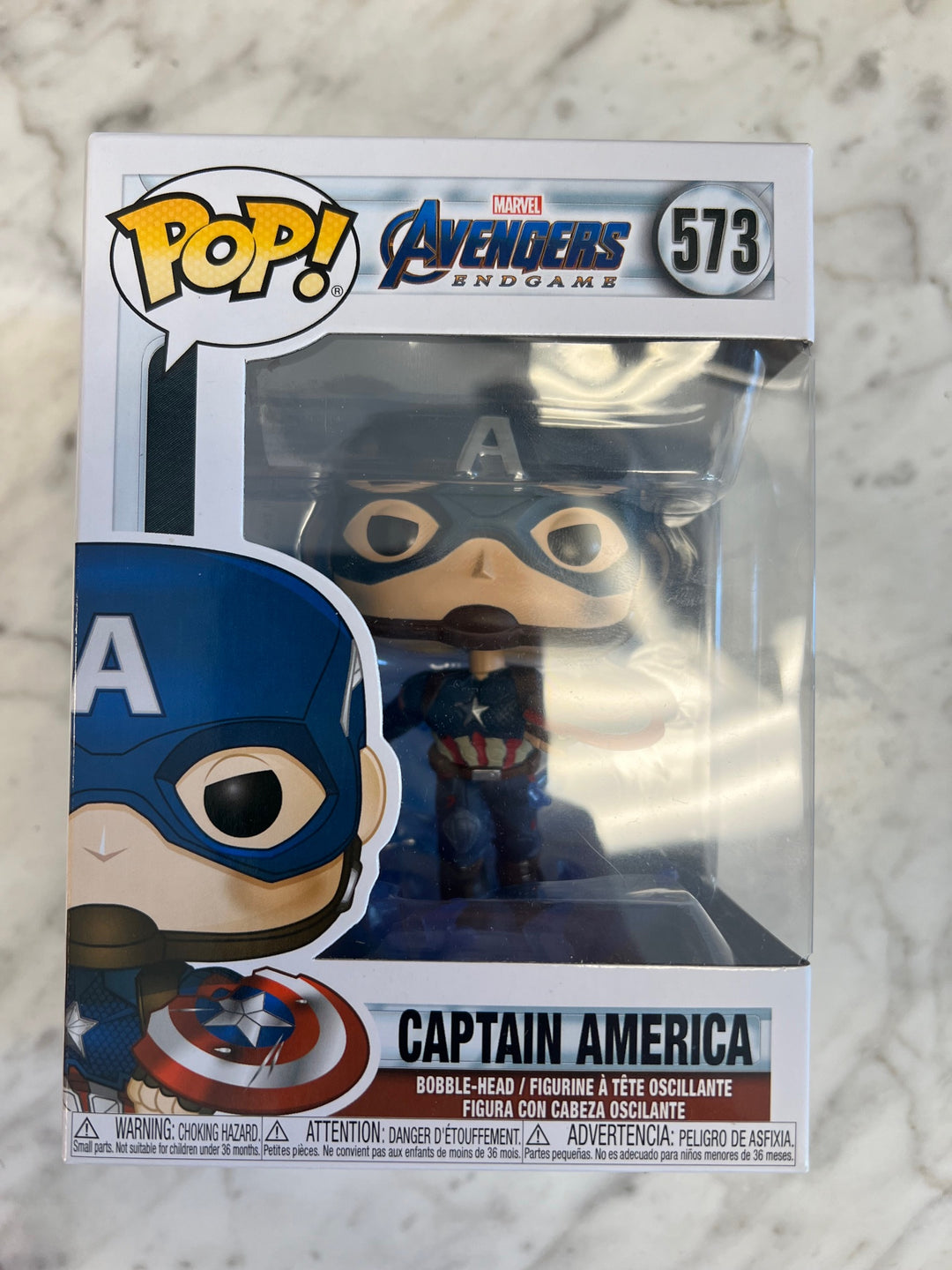 Endgame Captain America Funko Funko Pop Capitana Marvel Endgame