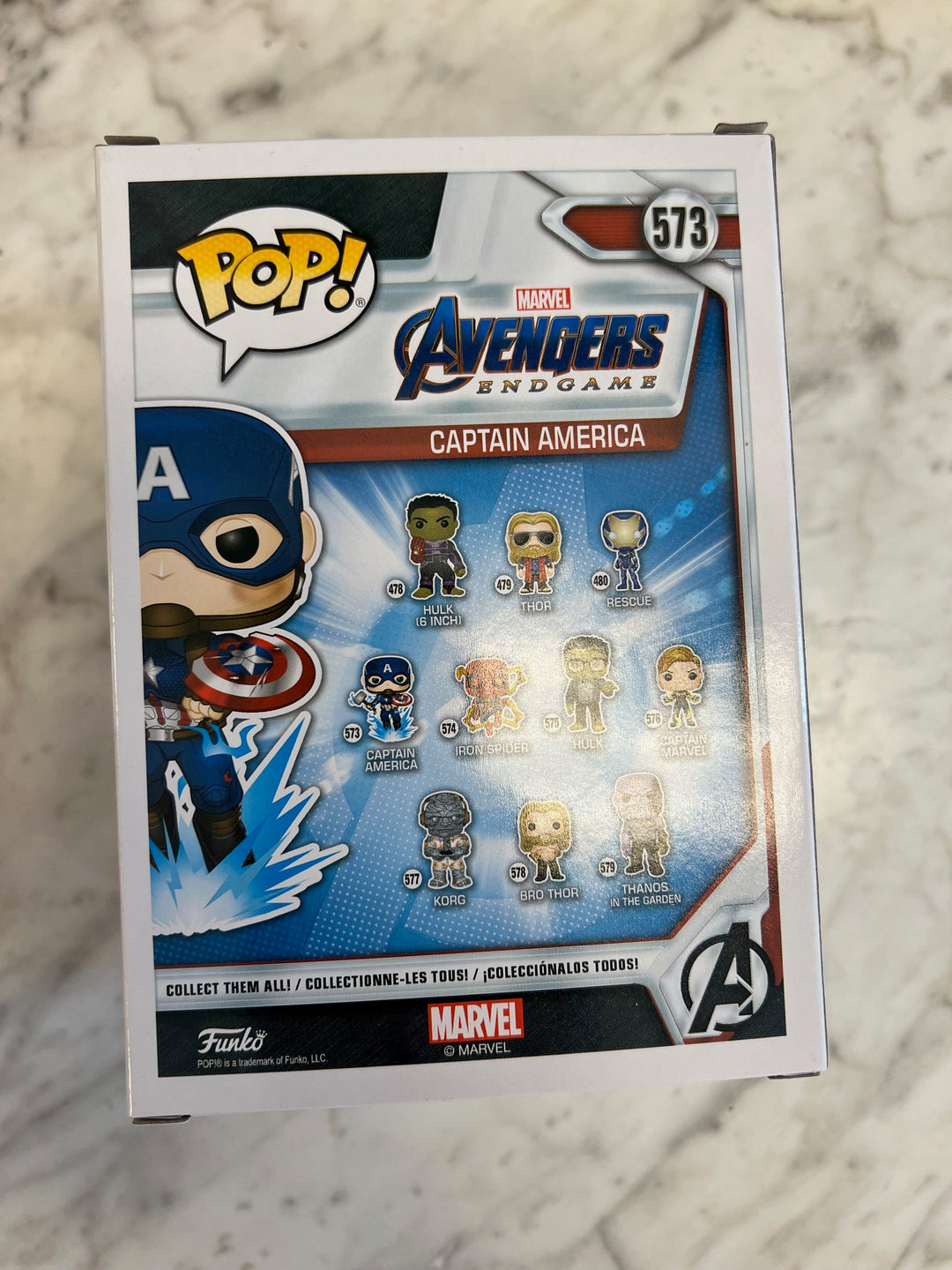 Marvel Avengers End Game Funko POP!: Captain America 573 FP11624