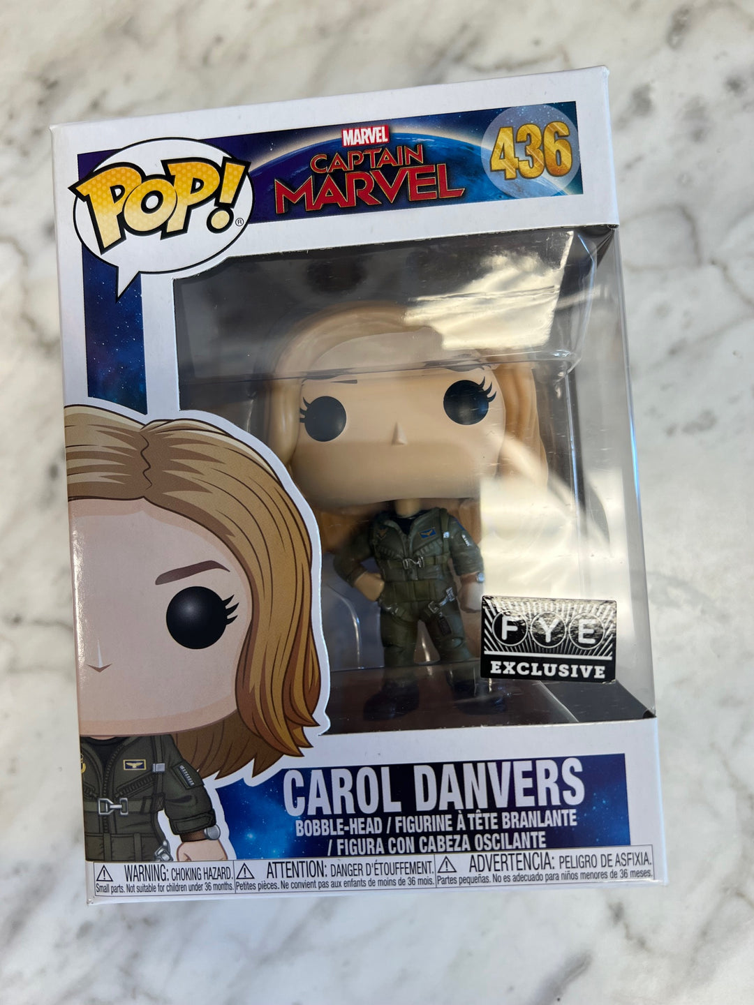 Funko Pop! Vinyl: Marvel - Carol Danvers - FYE (Exclusive) #436 FP11624