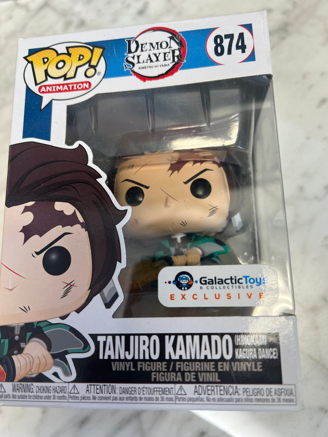 Funko Pop: Tanjiro Kamado #874 Galactic Toys Exclusive  FN81324