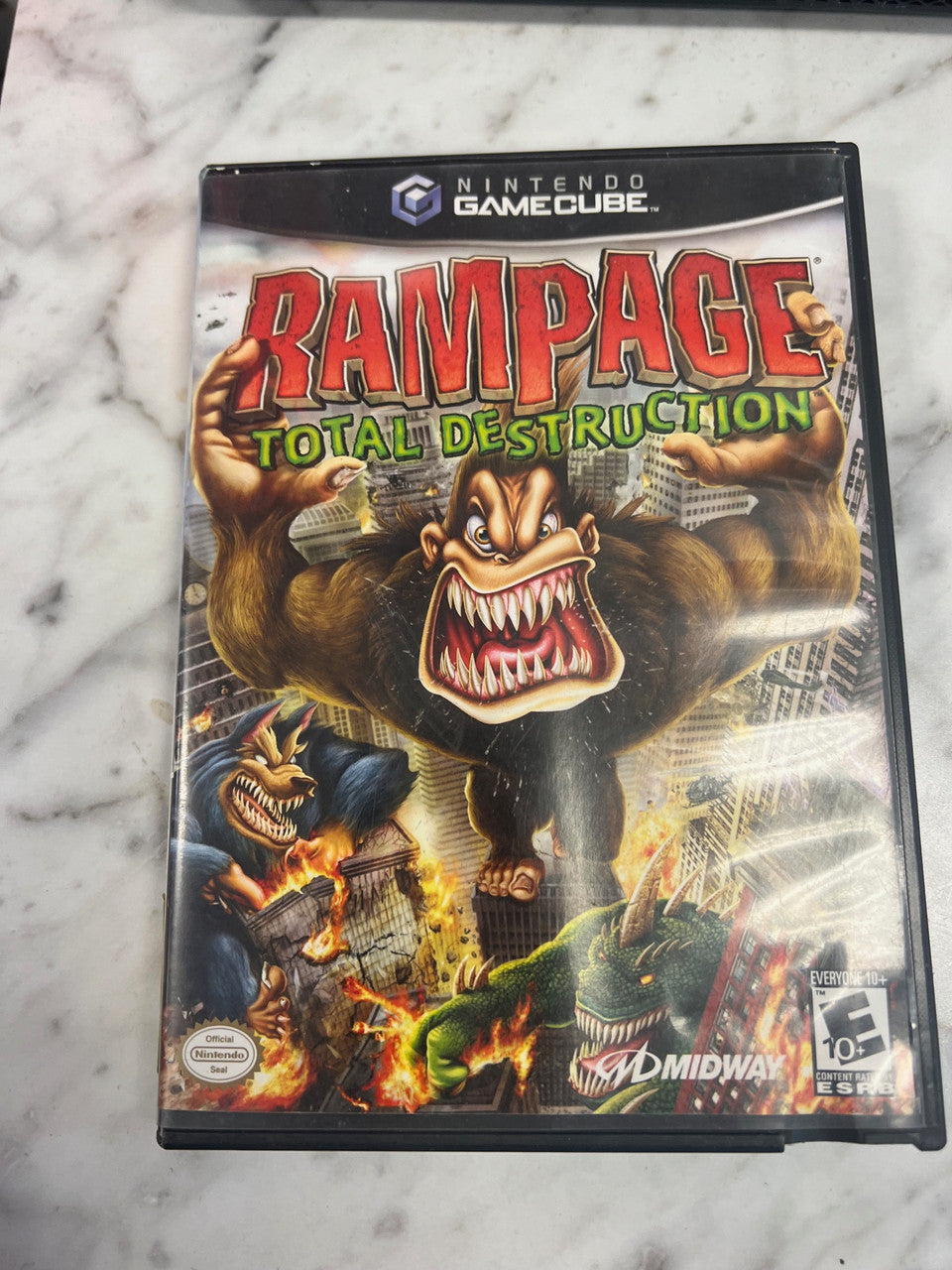 Rampage Total Destruction Nintendo Gamecube Case Only