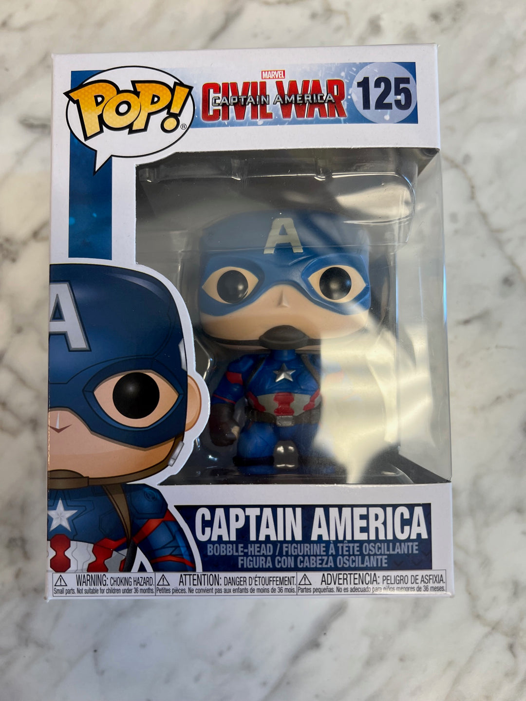 Funko POP! Captain America Civil War Captain America 125 FP11624