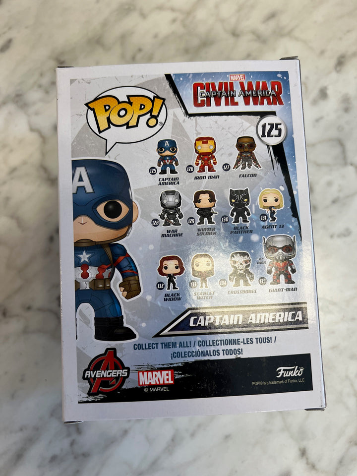 Funko POP! Captain America Civil War Captain America 125 FP11624