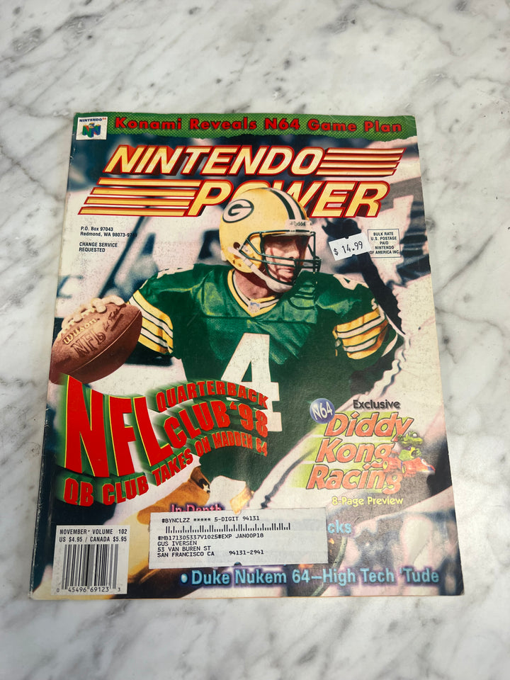 Used Nintendo Power Volume 102 No Poster NP52925