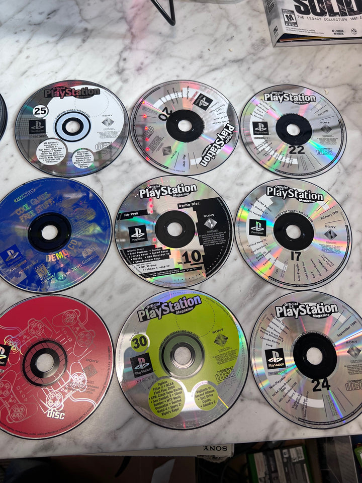 Lot of 18 Original Playstation Demo Discs (Official magazine, Underground, More) DE12425