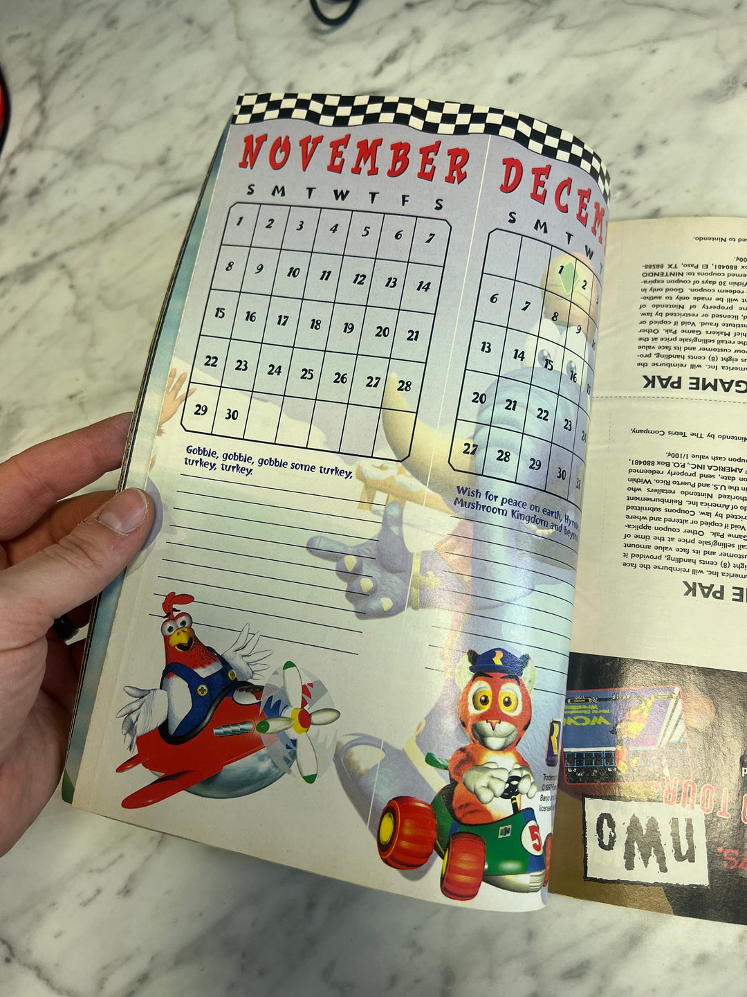 Used Nintendo Power Volume 104 w/ Bonus Calendar NP52925