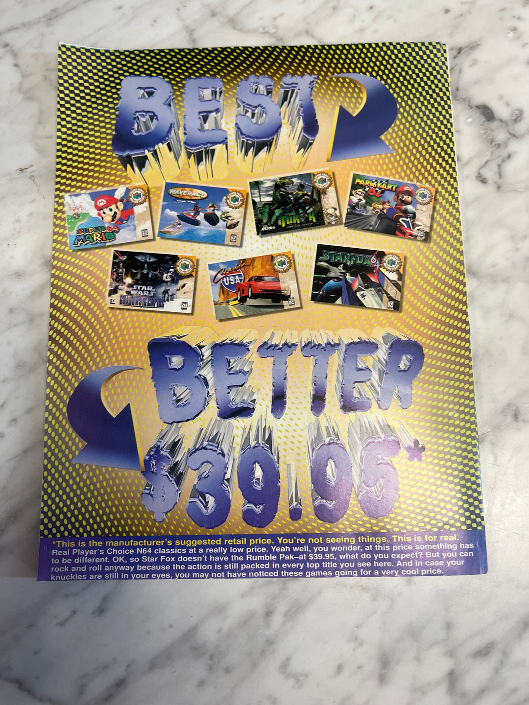 Used Nintendo Power Volume 105 with Poster NP52925