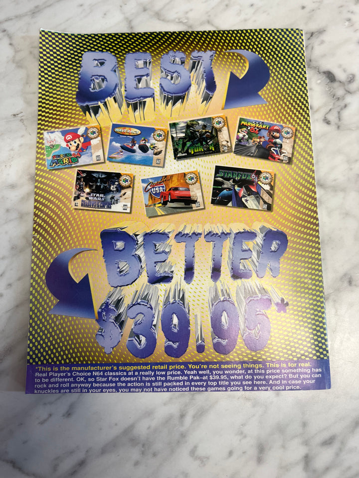 Used Nintendo Power Volume 105 with Poster NP52925