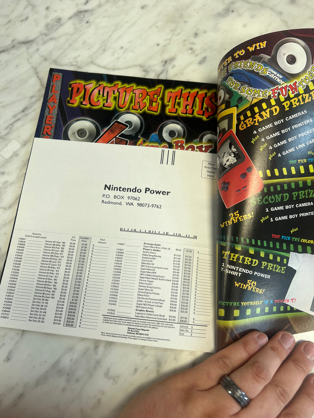 Used Nintendo Power Volume 108 with Poster NP52925