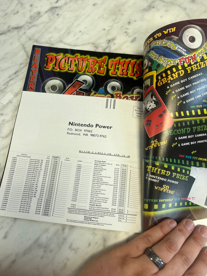 Used Nintendo Power Volume 108 with Poster NP52925