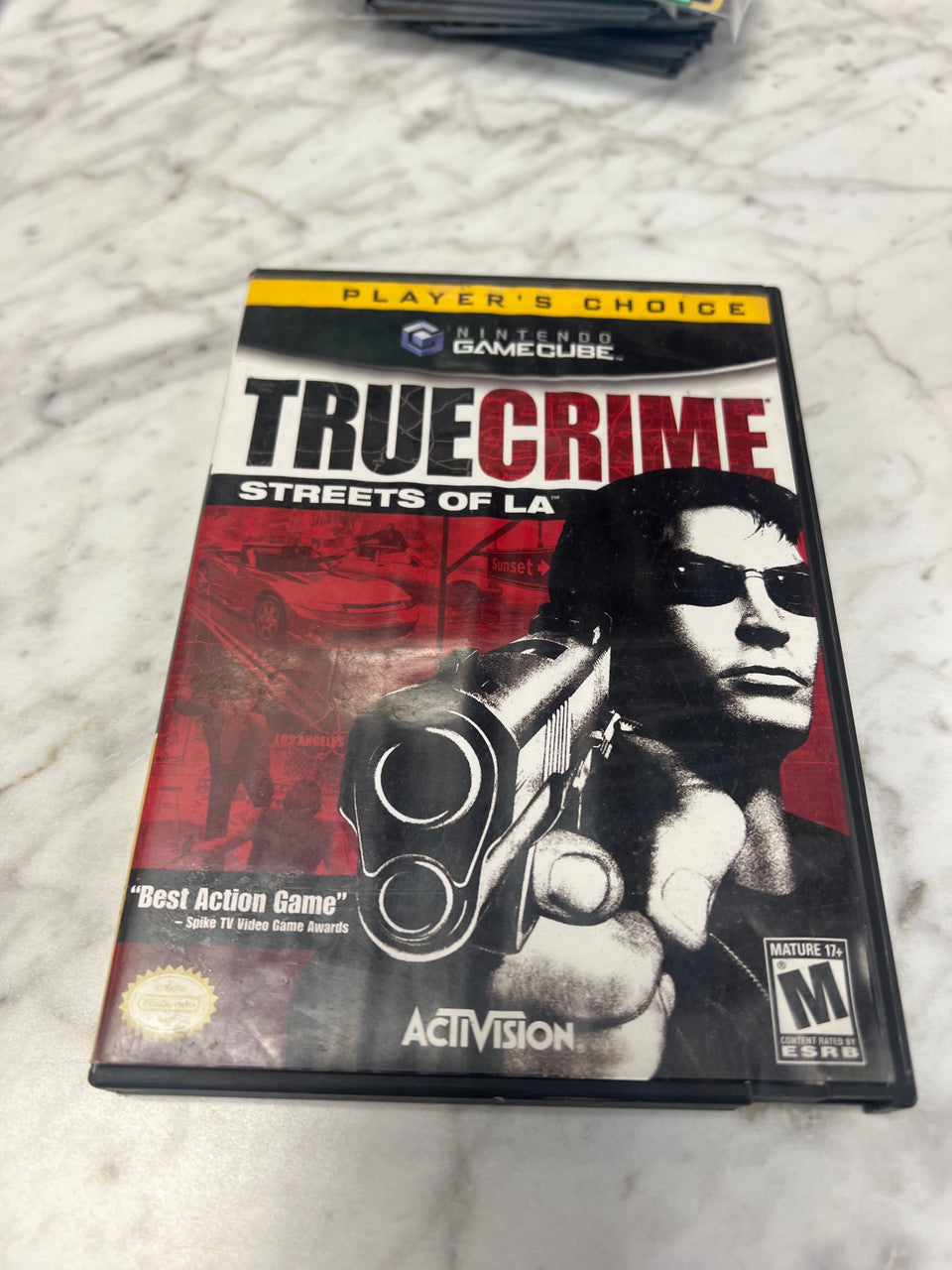 True Crime Streets of LA Nintendo Gamecube Case and manual only
